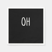 Serviette En Papier Oh Deer Trendy Halloween Style (Devant)