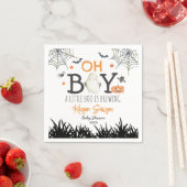 Serviette En Papier Oh Garçon Halloween Napkins (En situation)