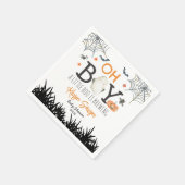 Serviette En Papier Oh Garçon Halloween Napkins (Coin)