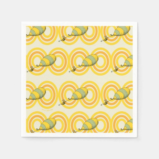 Serviette En Papier Oh, les endroits où tu iras | Motif orange (Devant)
