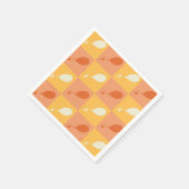 Serviette En Papier Oh, les endroits où tu iras | Motif orange (Coin)