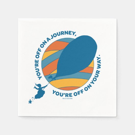 Serviette En Papier Oh, Les Endroits Où Tu Vas Aller ! "Vous êtes en r (Devant)