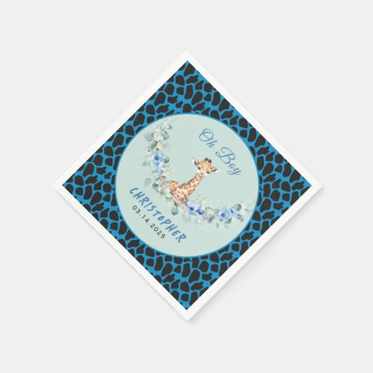 Serviette En Papier Oh mon Dieu ! Baby shower bébé Giraffe (Coin)