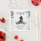 Serviette En Papier Oh mon Dieu ! Baby shower mignonne chiot (En situation)