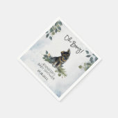 Serviette En Papier Oh mon Dieu ! Baby shower mignonne chiot (Coin)