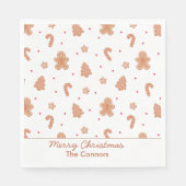 Serviette En Papier Oh, mon Dieu !" Gingerbread Cookie (Devant)