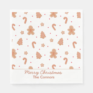 Serviette En Papier Oh, mon Dieu !" Gingerbread Cookie