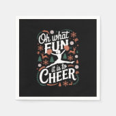 Serviette En Papier Oh Quel Amusant C'Est De Saluer Des Semblables Coi (Devant)