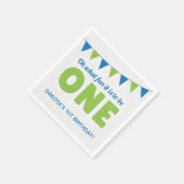 Serviette En Papier Oh Quel plaisir d'être ONE Blue Green Premier anni (Coin)