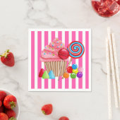 Serviette En Papier Oh Sweet Candyland Papier serviettes (En situation)