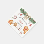 Serviette En Papier Oh What Fun Christmas Cookies 1st Birthday (Coin)