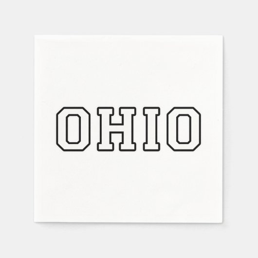 Serviette En Papier Ohio (Devant)