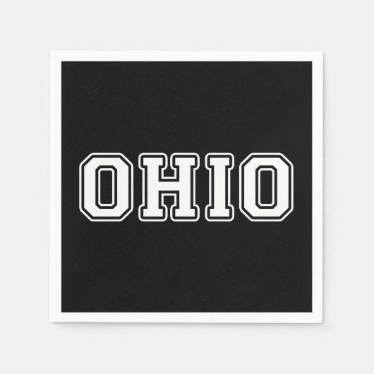 Serviette En Papier Ohio (Devant)