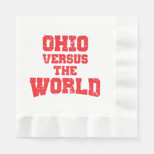 SERVIETTE EN PAPIER OHIO CONTRE LE MONDE