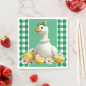 Serviette En Papier Oie Blanche Idiote (En situation)