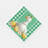 Serviette En Papier Oie Blanche Idiote (Coin)