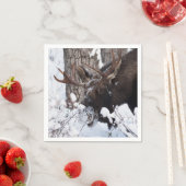 Serviette En Papier Oie chilienne (En situation)