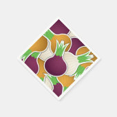 Serviette En Papier Oignons mélangés (Coin)