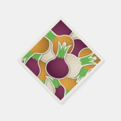 Serviette En Papier Oignons mélangés (Coin)
