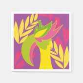 Serviette En Papier oiseau (Devant)