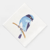 Serviette En Papier Oiseau bleu (Coin)