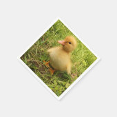 Serviette En Papier oiseau, canard, canard, jaune, nature, mignonette, (Coin)