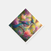 Serviette En Papier Oiseau de Jay Imaginaire vert (Coin)