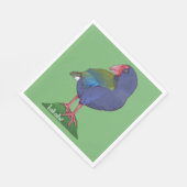 Serviette En Papier Oiseau de Takahe NZ (Coin)