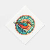 Serviette En Papier Oiseau d'eau ruff (Coin)