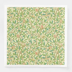 Serviette En Papier Oiseau et grenade