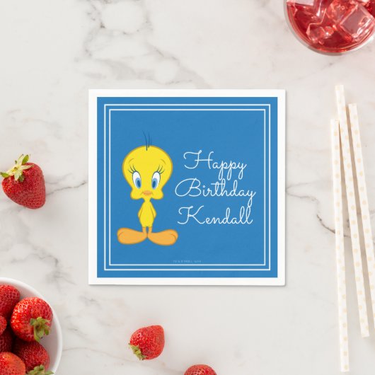 Serviette En Papier Oiseau innocent de TWEETY™ | petit (En situation)
