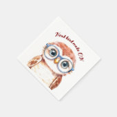 Serviette En Papier Oiseau Nerd geek (Coin)
