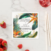 Serviette En Papier Oiseaux amusants de Paradise Bliss (En situation)