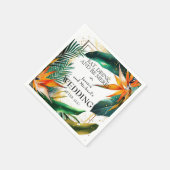 Serviette En Papier Oiseaux amusants de Paradise Bliss (Coin)