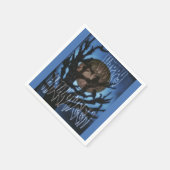 Serviette En Papier Oiseaux de nuit à surveiller (Coin)