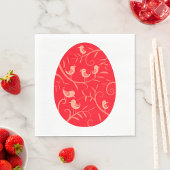 Serviette En Papier Oiseaux de Pâques