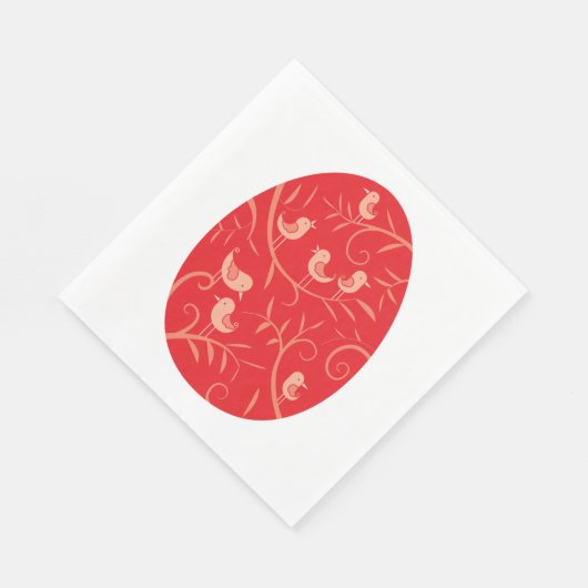 Serviette En Papier Oiseaux de Pâques (Coin)