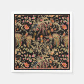 Serviette En Papier Oiseaux du paradis (Devant)