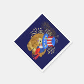 SERVIETTE EN PAPIER OISEAUX D'UNE PÈRE - PAPIER NAPKINS (Coin)