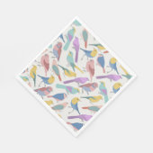 Serviette En Papier Oiseaux ensemble animaux serviettes (Coin)