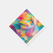 Serviette En Papier Oiseaux Imaginaires Oiseaux de soie (Coin)