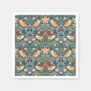 Serviette En Papier Oiseaux mignons, Thief fraise Art Vintage