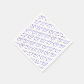 Serviette En Papier Oiseaux pacifiques (Coin)