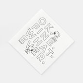 Serviette En Papier "Ok. Bien. Peu importe." - Snoopy (Coin)