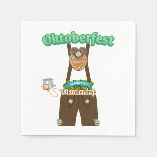 Serviette En Papier Oktoberfest (Devant)