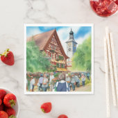 Serviette En Papier Oktoberfest (En situation)