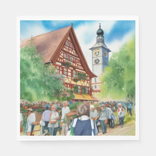 Serviette En Papier Oktoberfest (Devant)