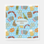 Serviette En Papier Oktoberfest nourriture et boisson (Devant)
