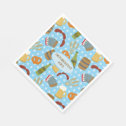 Serviette En Papier Oktoberfest nourriture et boisson (Coin)