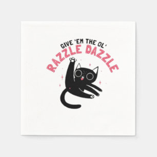 Serviette En Papier Ol' Razzle Dazzle_ Chat drôle